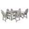 Highwood Usa Hamilton 7pc Rectangular Counter Height Outdoor Patio Furniture Dining Set 72 x 42 AD-ST7HM2CO4BA-HGR - alternate 1